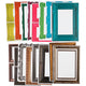 Lijsten, afm 26,2x18,5 cm, diverse kleuren, 64 div vellen 1 doos