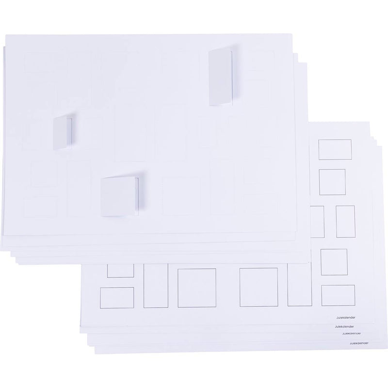 Load image into Gallery viewer, Https: www.cchobby.nl kerstkalender-zonder-motief-afm-30x42-cm-wit-10-stuk-1-doos

