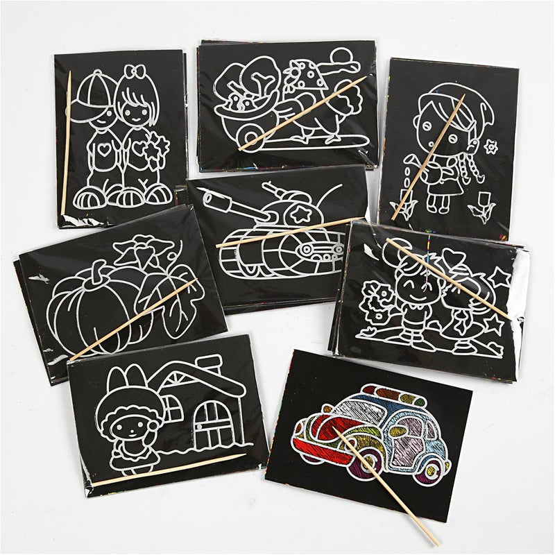 Afbeelding laden in galerijviewer, Https: www.cchobby.nl krasplaatjes-afm-9x12-cm-96-div-1-doos
