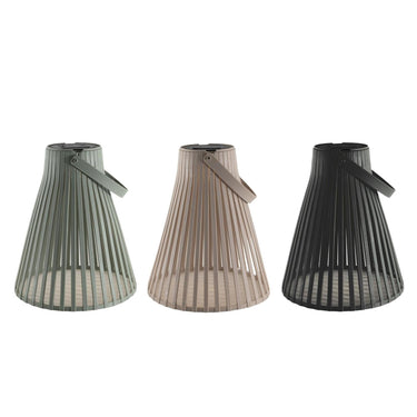 Solar hanglamp lines 20cmx24cm 3 assorti zwart groen zand