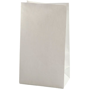 Creativ company papieren zakken, afm 15x9x27 cm, wit, 100 stuks