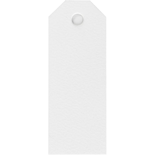 Creativ company manilla-labels, afm 3x8 cm, 220 gr, wit, 20 stuk 1 doos