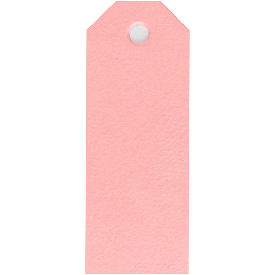 Creativ company manilla-labels, afm 3x8 cm, 220 gr, lichtrood, 20 stuk 1 doos