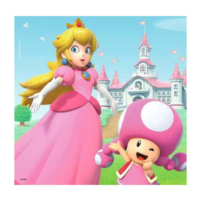 Load image into Gallery viewer, Ravensburger puzzel super mario - 3x49 stukjes - kinderpuzzel
