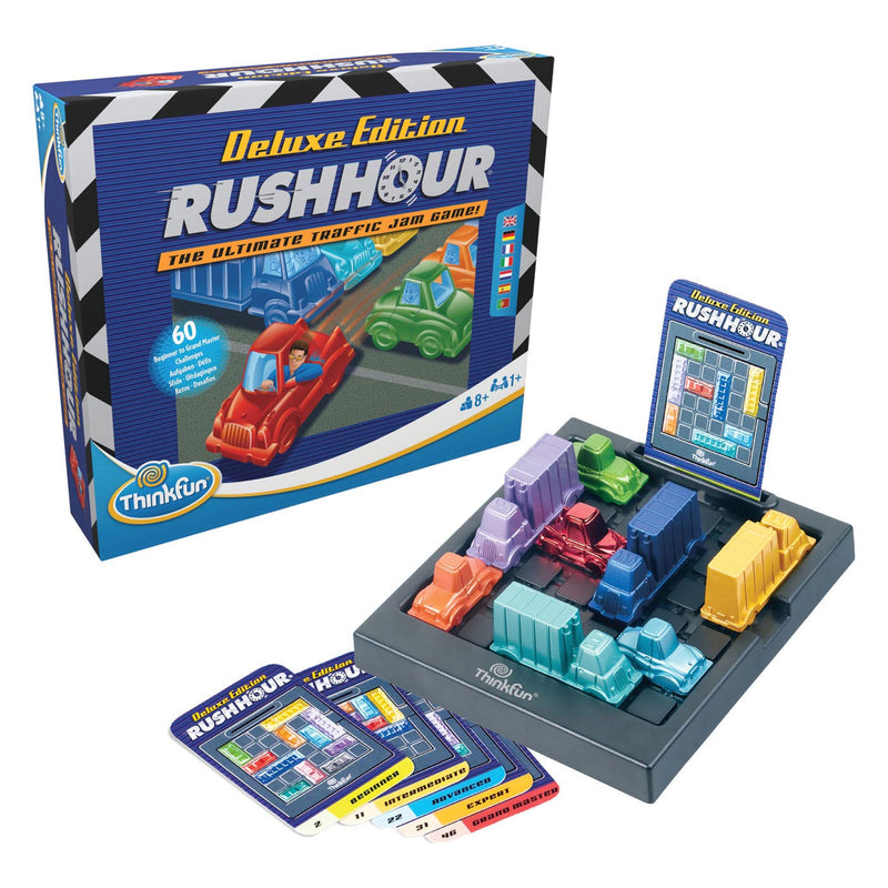 Load image into Gallery viewer, Ravensburger ThinkFun Rush Hour Deluxe Denkspel
