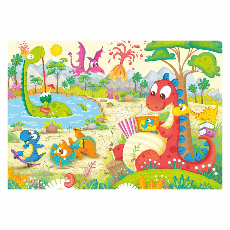 Load image into Gallery viewer, Ravensburger puzzel lievelingsdino's - twee puzzels - 12 stukjes - kinderpuzzel
