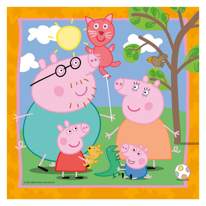 Load image into Gallery viewer, Ravensburger puzzel peppa pig - legpuzzel - 3x49 stukjes
