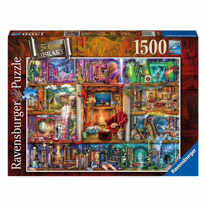 Load image into Gallery viewer, Ravensburger De Grote Bibliotheek Legpuzzel, 1500st.
