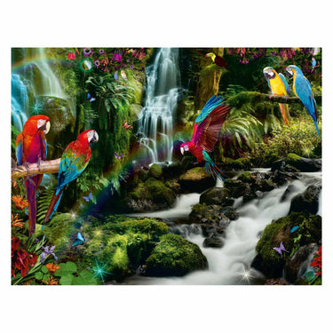 Ravensburger puzzel bonte papegaaien in de jungle - legpuzzel - 2000 stukjes
