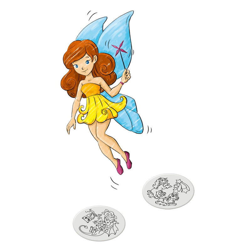 Load image into Gallery viewer, Xoomy fairies and unicorns tekenmachine - hobbypakket
