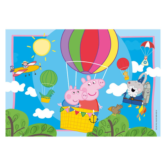 Ravensburger puzzel peppa pig 2x12st