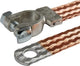 Herth+buss massaband batt.ground straps 300mm m.terminal block