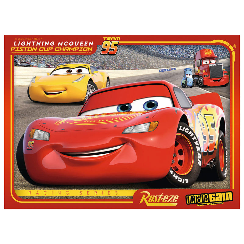 Load image into Gallery viewer, Ravensburger puzzel disney cars 3 let's race! - 12+16+20+24 stukjes
