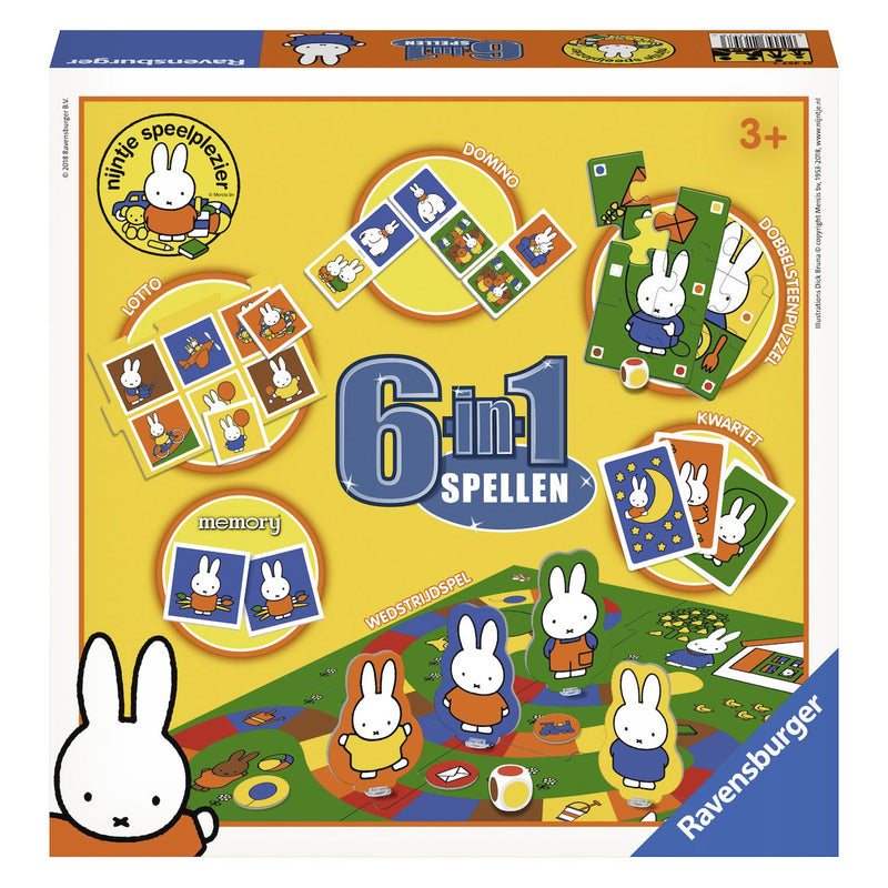 Load image into Gallery viewer, Ravensburger nijntje spellen, 6in1

