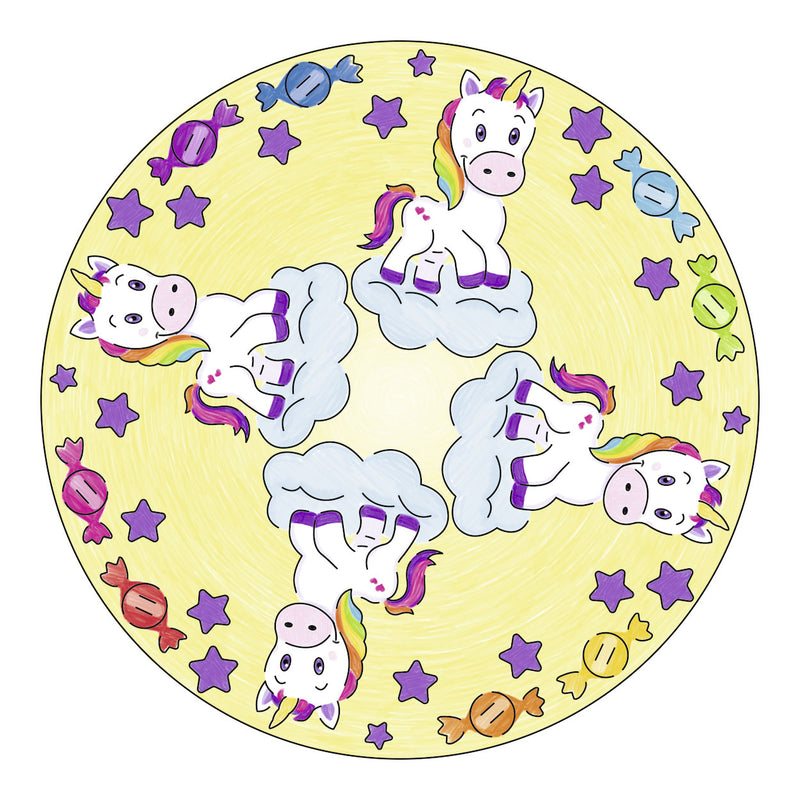 Load image into Gallery viewer, Mandala-designer ravensburger 2in1 - eenhoorn
