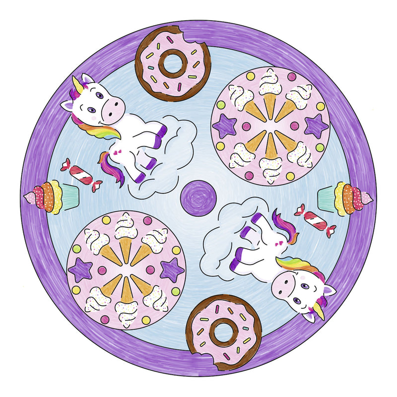 Load image into Gallery viewer, Mandala-designer ravensburger 2in1 - eenhoorn
