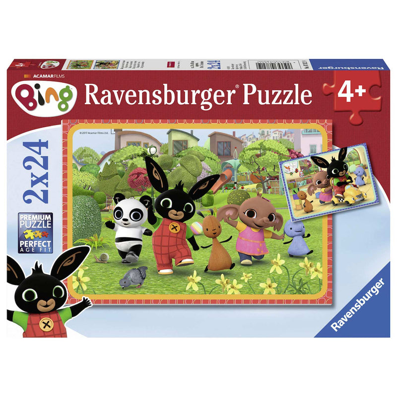 Load image into Gallery viewer, Ravensburger bing puzzel, 2x24st.
