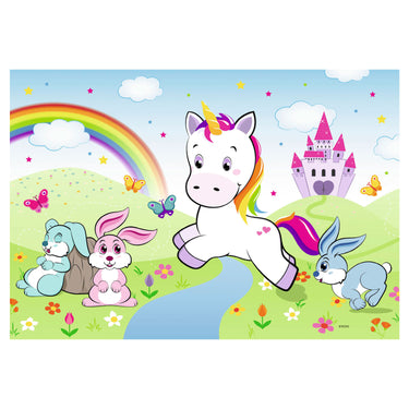 Ravensburger puzzel sprookjesachtige eenhoorn - 2x24 stukjes - kinderpuzzel