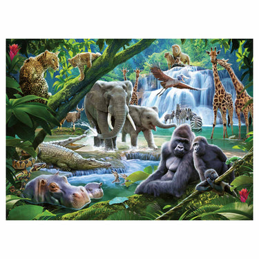 Ravensburger puzzel jungle dieren - legpuzzel - 100 stukjes