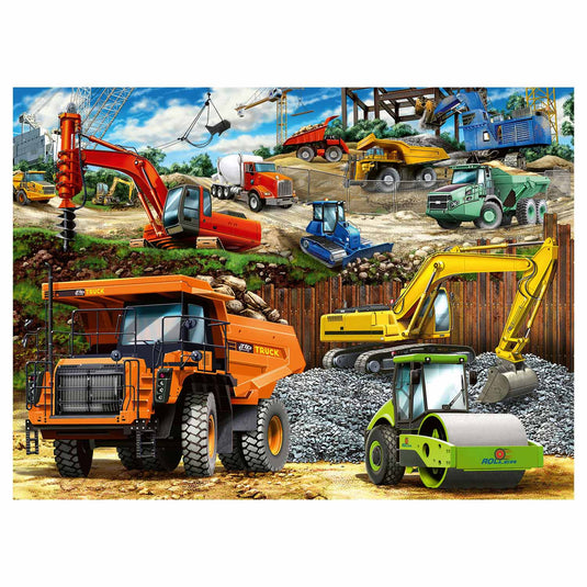 Ravensburger bouwvoertuigen, 100st. xxl