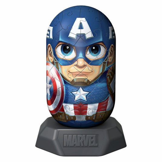 Ravensburger 3d puzzel hylkies marvel captain america - 54st.