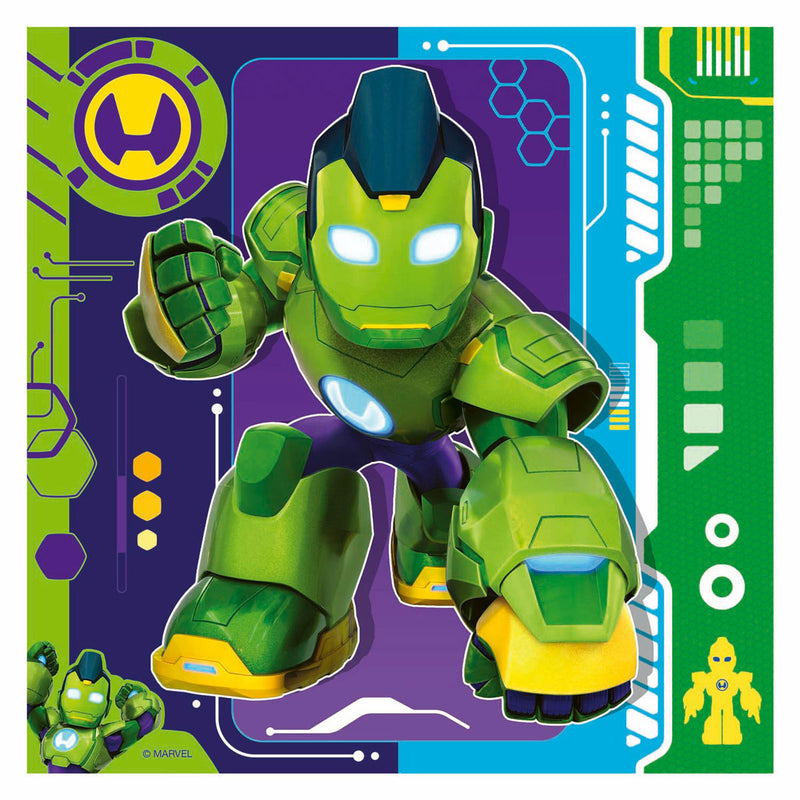 Load image into Gallery viewer, Ravensburger legpuzzel iron man en zijn geweldige vrienden - 3x49st.
