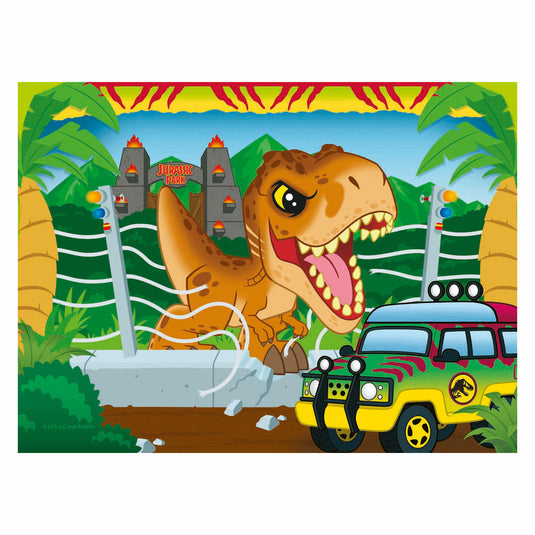 Ravensburger legpuzzel jurassic world explorers - 4 puzzels