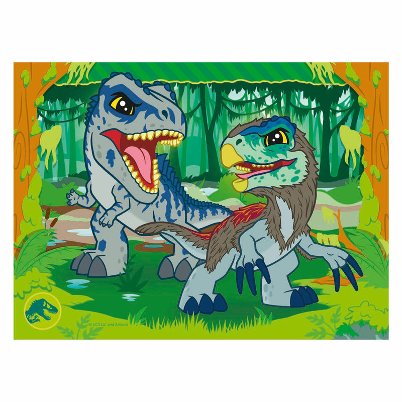 Load image into Gallery viewer, Ravensburger legpuzzel jurassic world explorers - 4 puzzels
