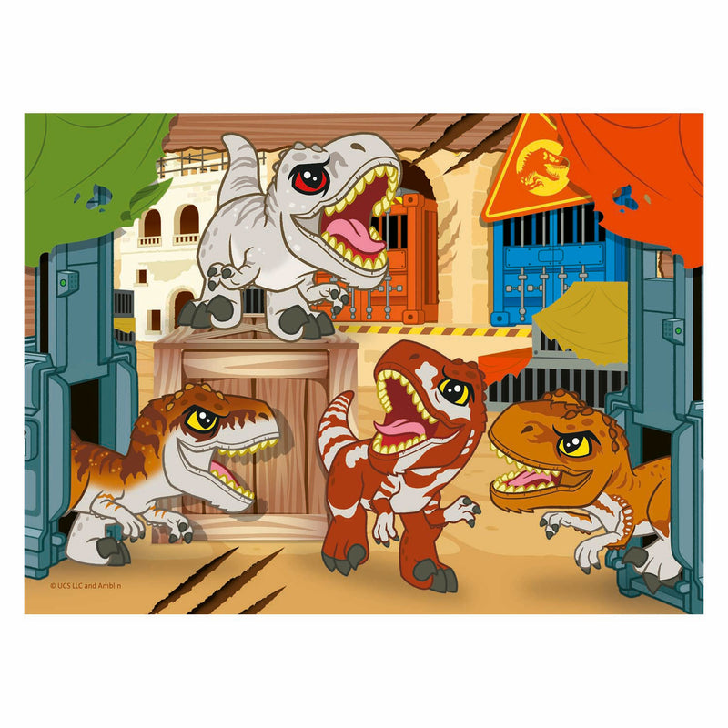 Load image into Gallery viewer, Ravensburger legpuzzel jurassic world explorers - 4 puzzels
