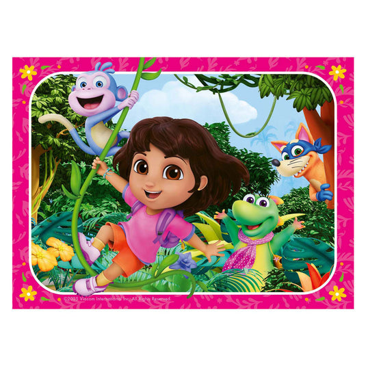 Ravensburger legpuzzel dora the explorer kom bij het avontuur! - 4 puzzels