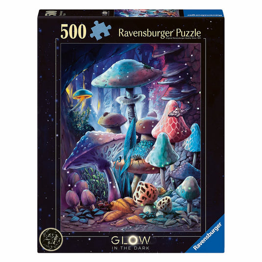 Ravensburger puzzel moonlight mushrooms 500st