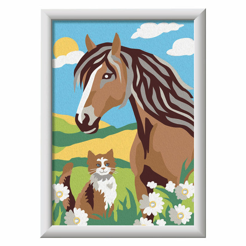 Load image into Gallery viewer, Ravensburger creart paard en poesje
