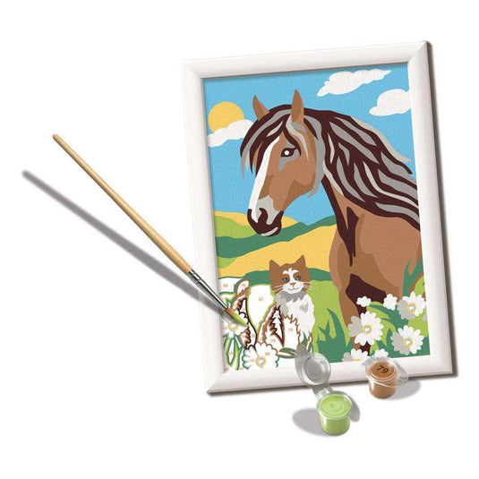 Ravensburger creart paard en poesje