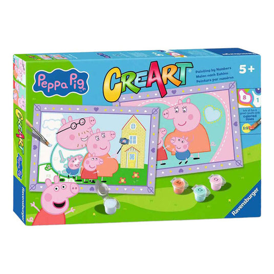 Ravensburger creart schilderen op nummer - peppa's familie