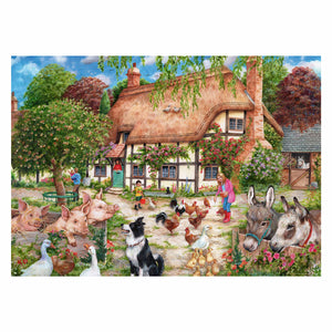 Ravensburger puzzel farm cottage 1000 stukjes