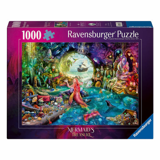 Ravensburger legpuzzel meerminnenschat - 1000st.