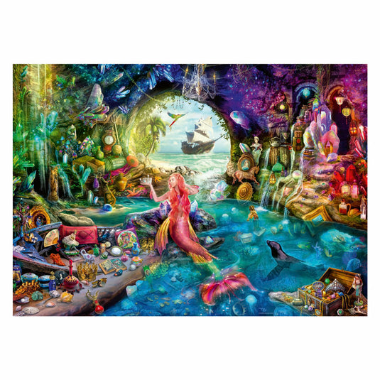 Ravensburger puzzel mermaid's treasure - legpuzzel - stukjes