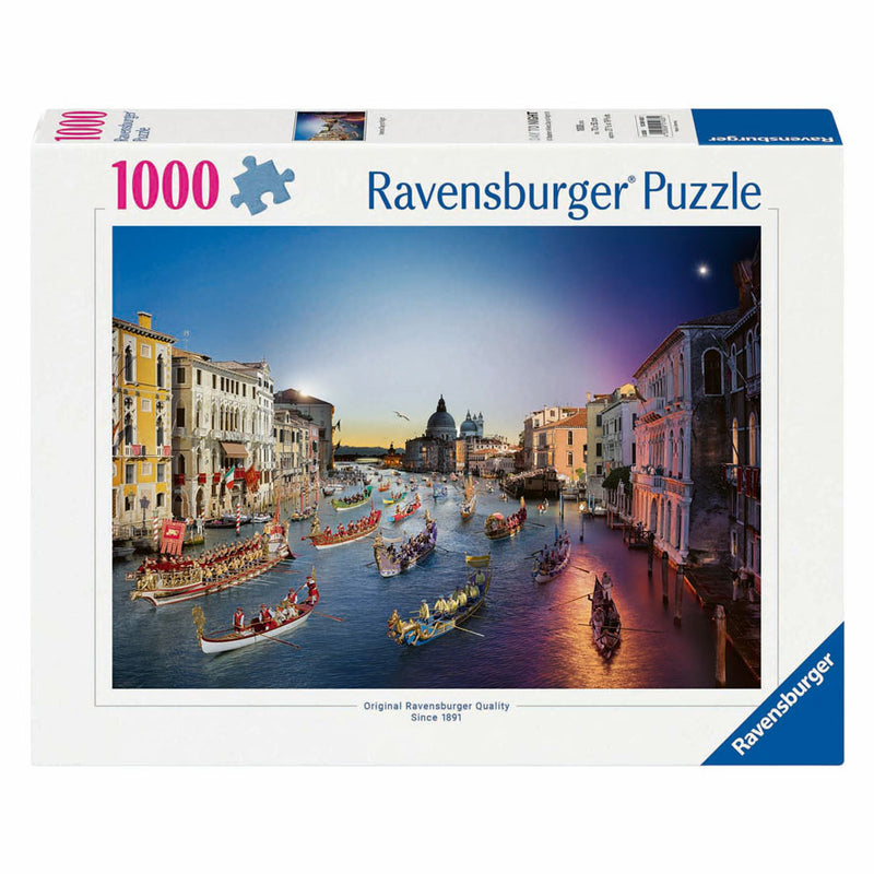 Load image into Gallery viewer, Ravensburger legpuzzel venetie van dag naar nacht - 1000st.
