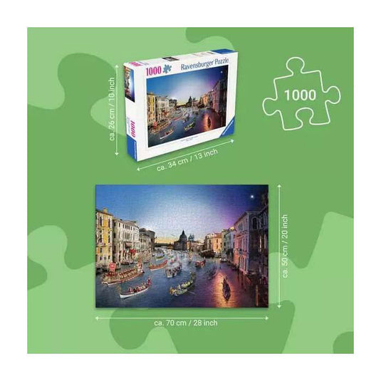 Ravensburger legpuzzel venetie van dag naar nacht - 1000st.