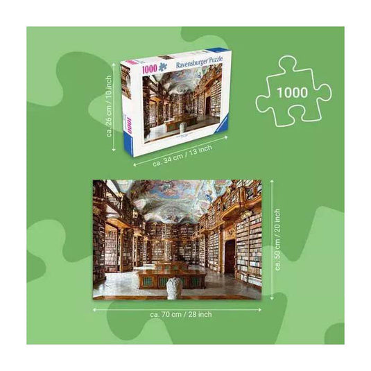 Ravensburger st. florian monastary oostenrijk public library puzzel (1000 stukjes)