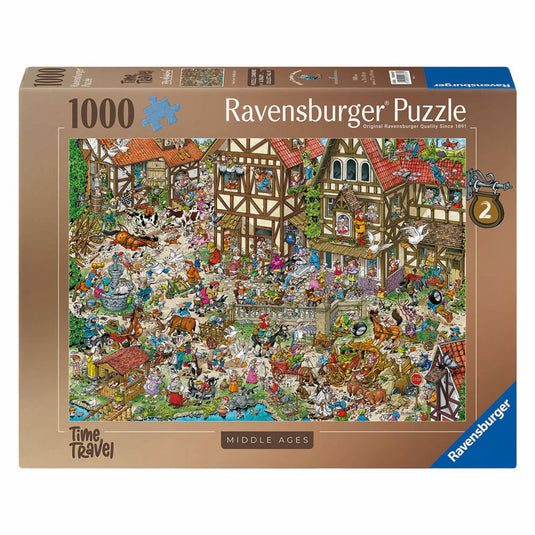 Ravensburger legpuzzel time travel 2 middeleeuwen - 1000st.