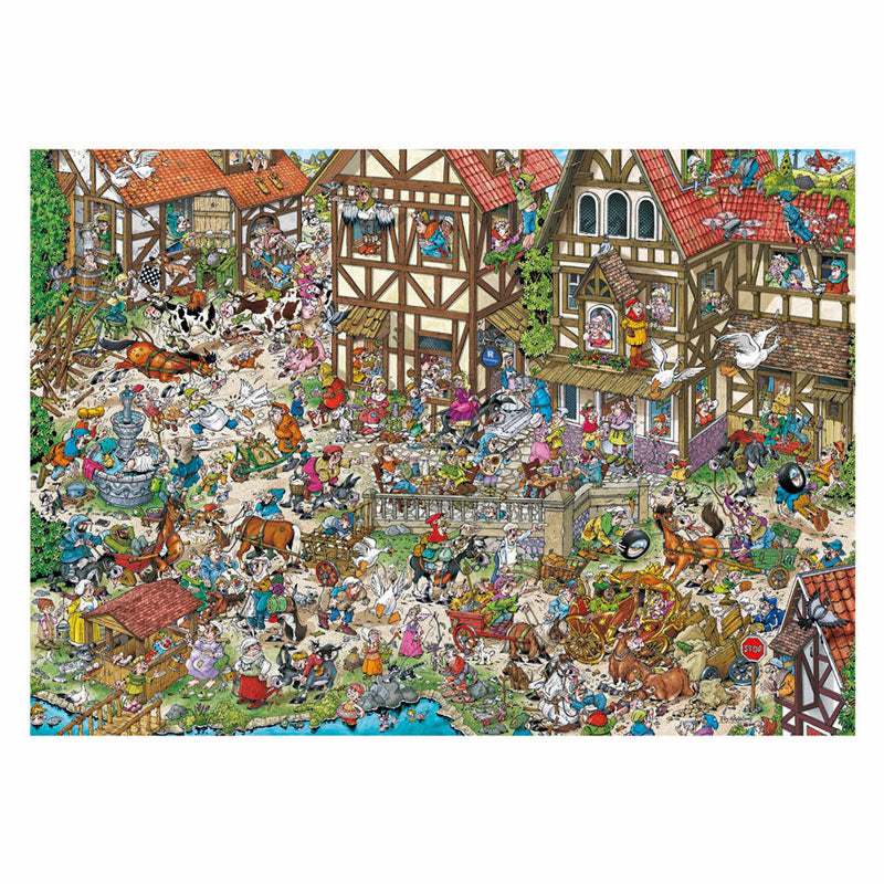 Load image into Gallery viewer, Ravensburger ray's comic series - time travel 2 - middle ages - 1000 stukjes legpuzzel
