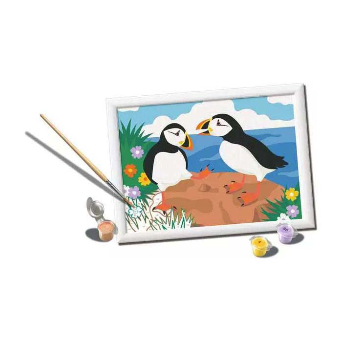 Load image into Gallery viewer, Ravensburger creart schilderen op nummer - papegaai duikers
