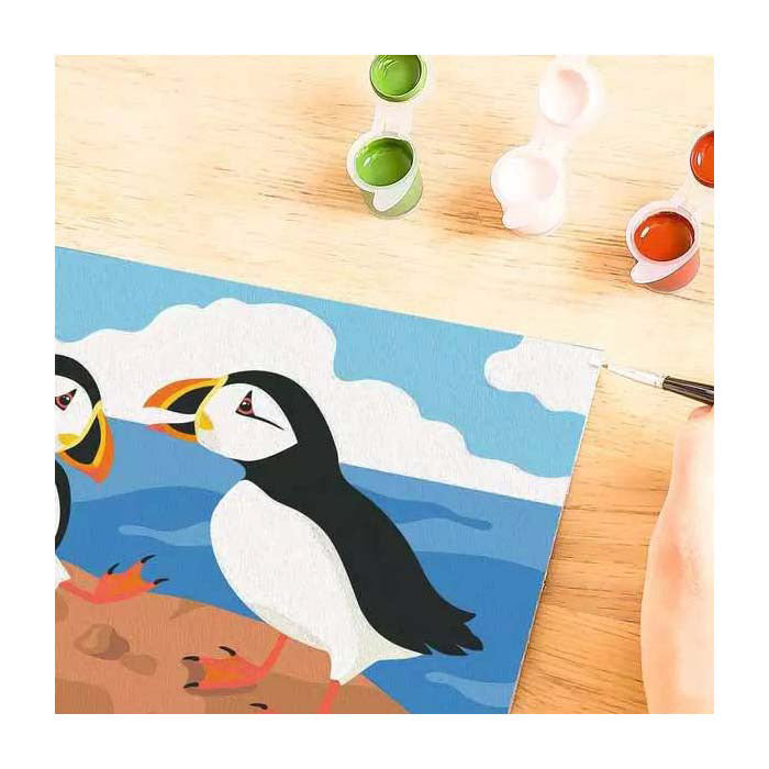 Load image into Gallery viewer, Ravensburger creart schilderen op nummer - papegaai duikers
