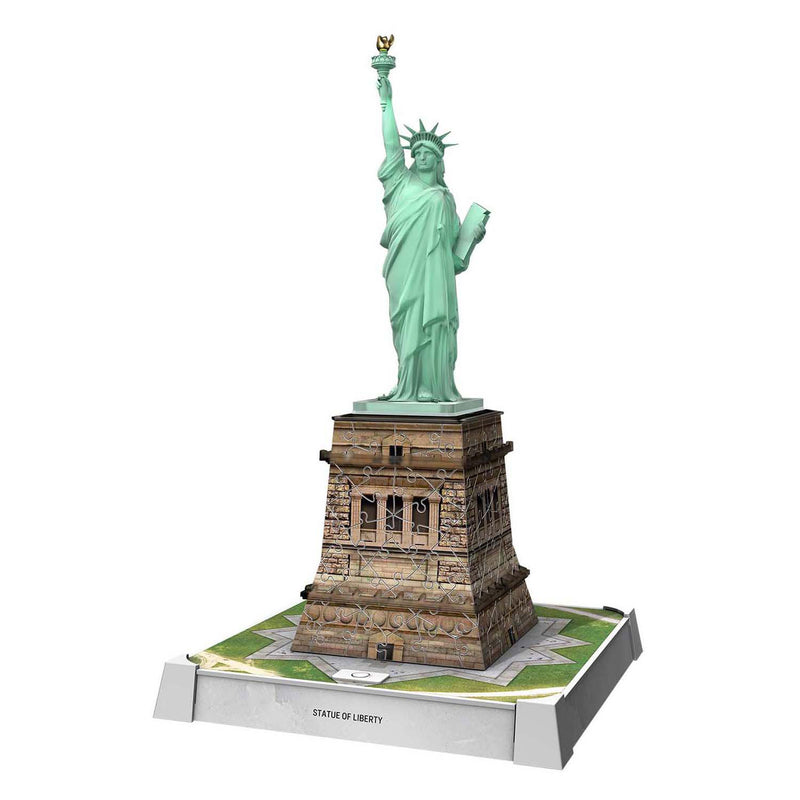 Load image into Gallery viewer, Ravensburger 3d puzzel iconics vrijheidsbeeld - met licht - 128st.
