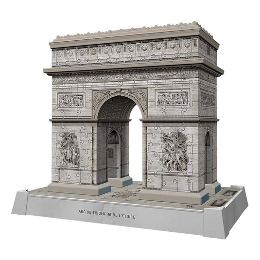 Ravensburger 3d puzzel iconics arc de triomphe parijs - met licht - 255st.