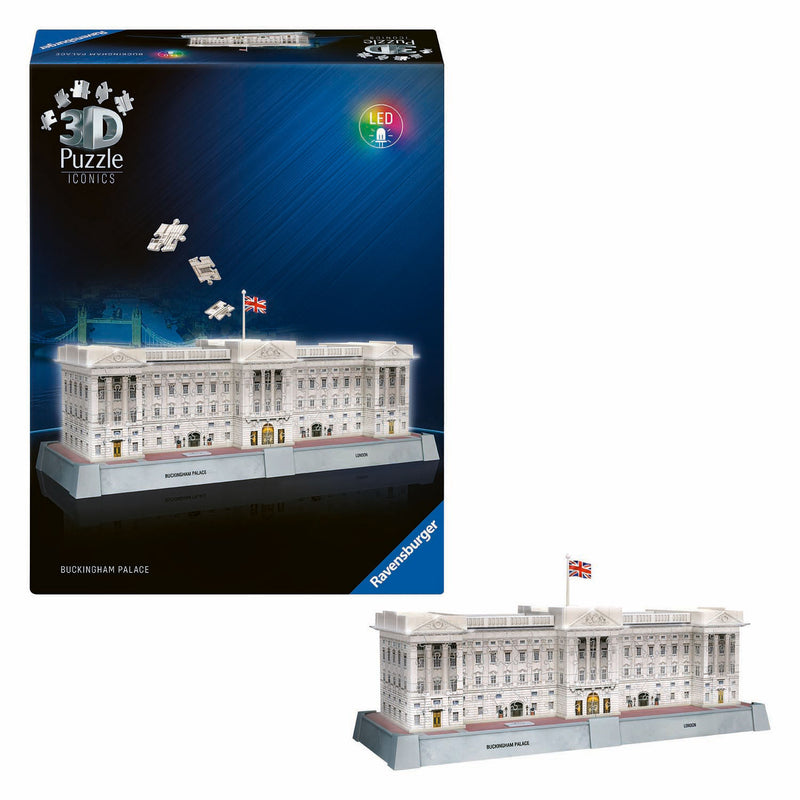 Load image into Gallery viewer, Ravensburger 3d puzzel iconics buckingham palace - met licht - 260st.
