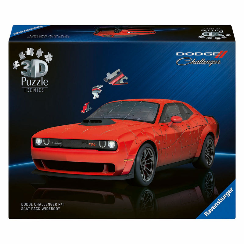 Load image into Gallery viewer, Ravensburger 3d puzzel iconics dodge challenger - 167st.
