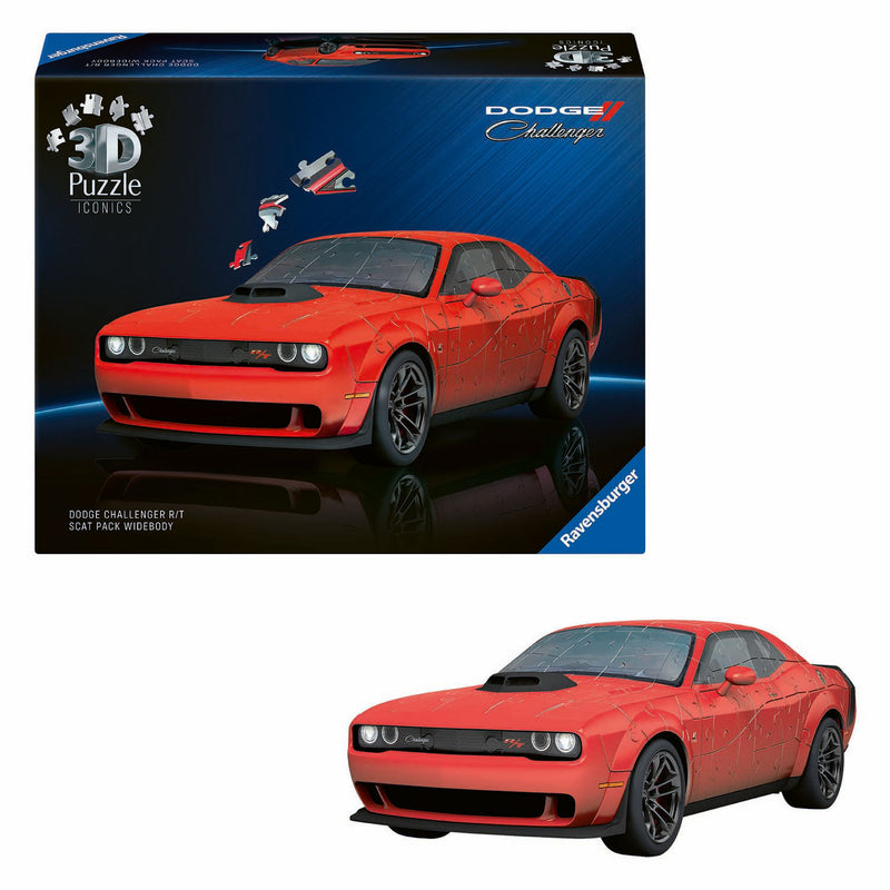 Load image into Gallery viewer, Ravensburger 3d puzzel iconics dodge challenger - 167st.
