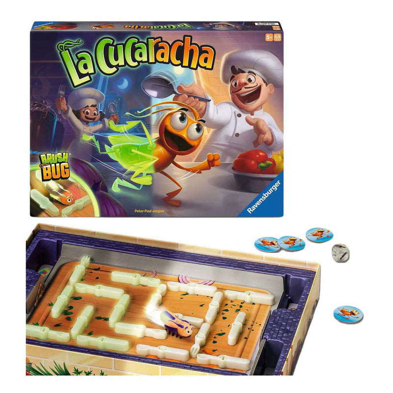 Load image into Gallery viewer, Ravensburger la cucaracha glow in the dark | actiespel voor 2-4 spelers | vanaf 5 jaar
